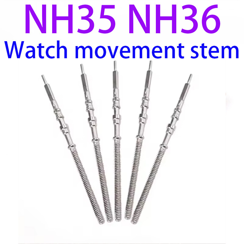 Watch Crown Stem - NH35 stainless Steel Stem Crown Kit
