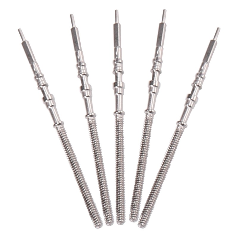 Watch Crown Stem - 5Pcs Movement Watch Steel Stem Crown