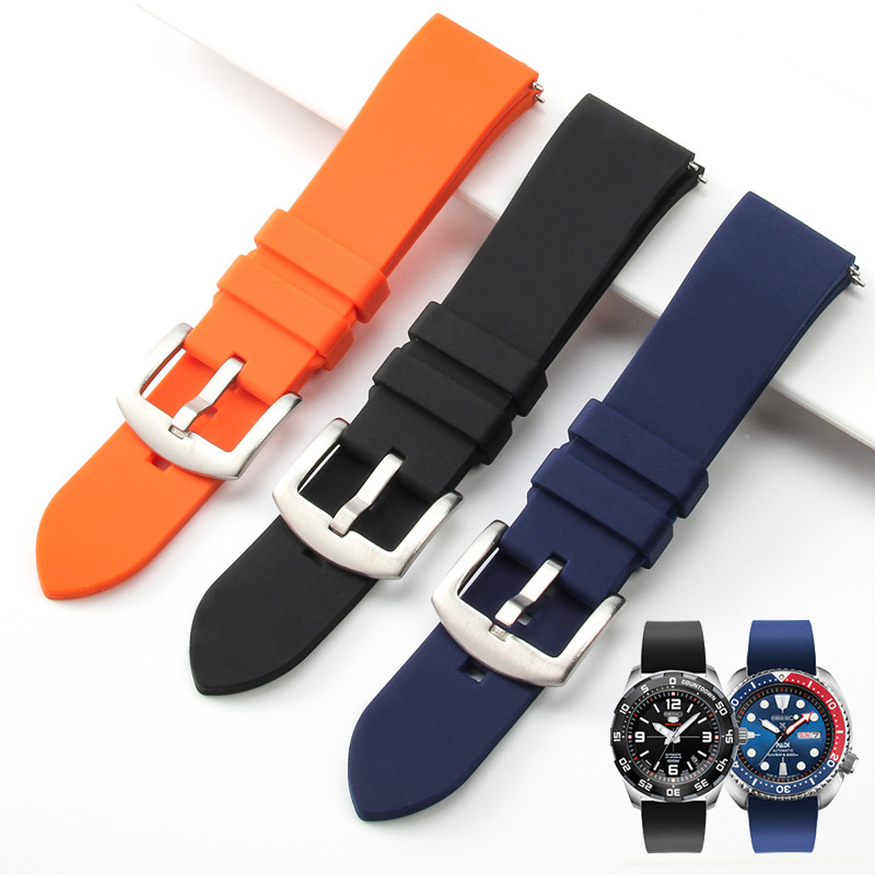 Tissot Watches Smartwatch - 19/20/21/22/24mm Rubber Watch Band Silicone Strap