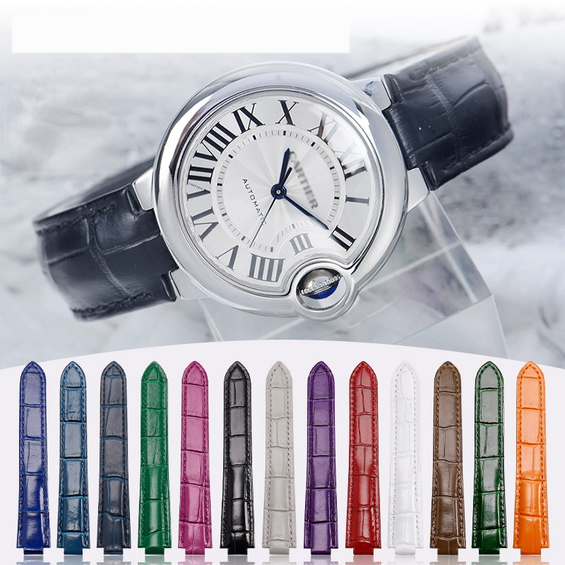 Cartier Watch Ballon Bleu - Premium soft calfskin watchband for Cartier