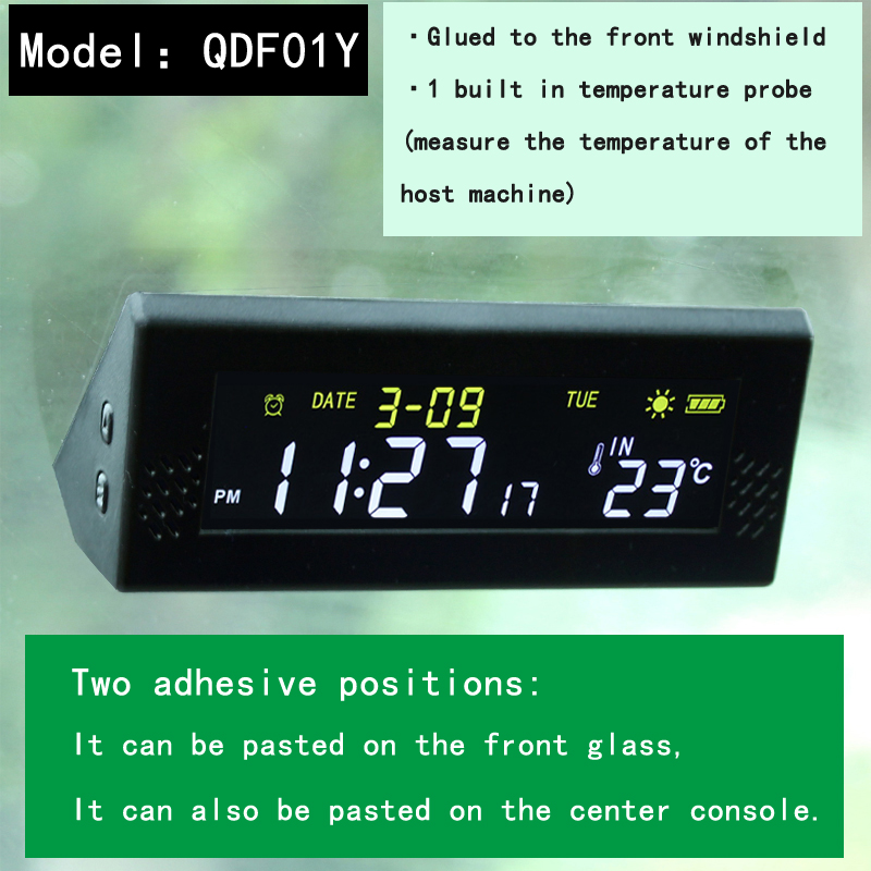 Solar Windshield Car Digital C - огляд і ціна Smartwatch Watches Digital