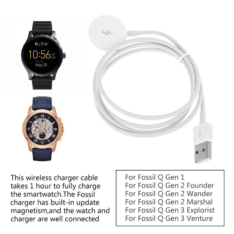 Fossil Gen 2 Gen 3 Charging St - огляд і ціна Fossil Watches Smartwatch Charger
