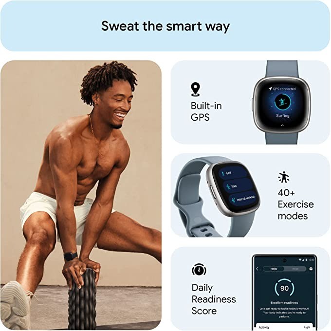 Fitbit Versa 4 Smart Watch Bui - огляд і ціна Smartwatch Watches Digital