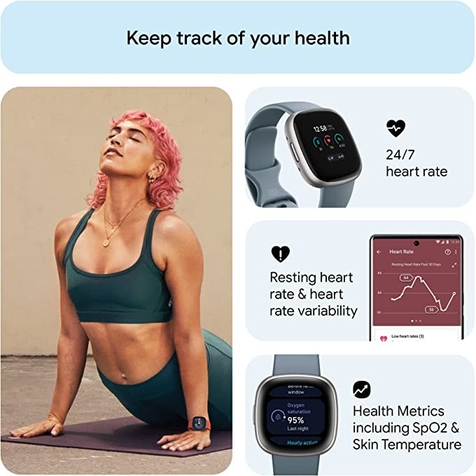 Fitbit Versa 4 Smart Watch Bui - огляд і ціна Smartwatch Watches Digital