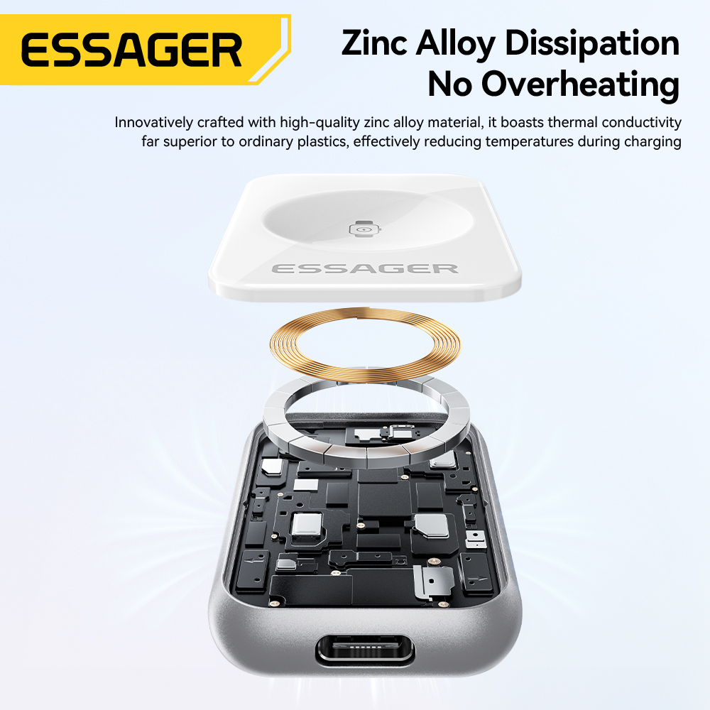 Essager 5W Magnetic Wireless C - огляд і ціна Smartwatch Watches Compatible With Iphone