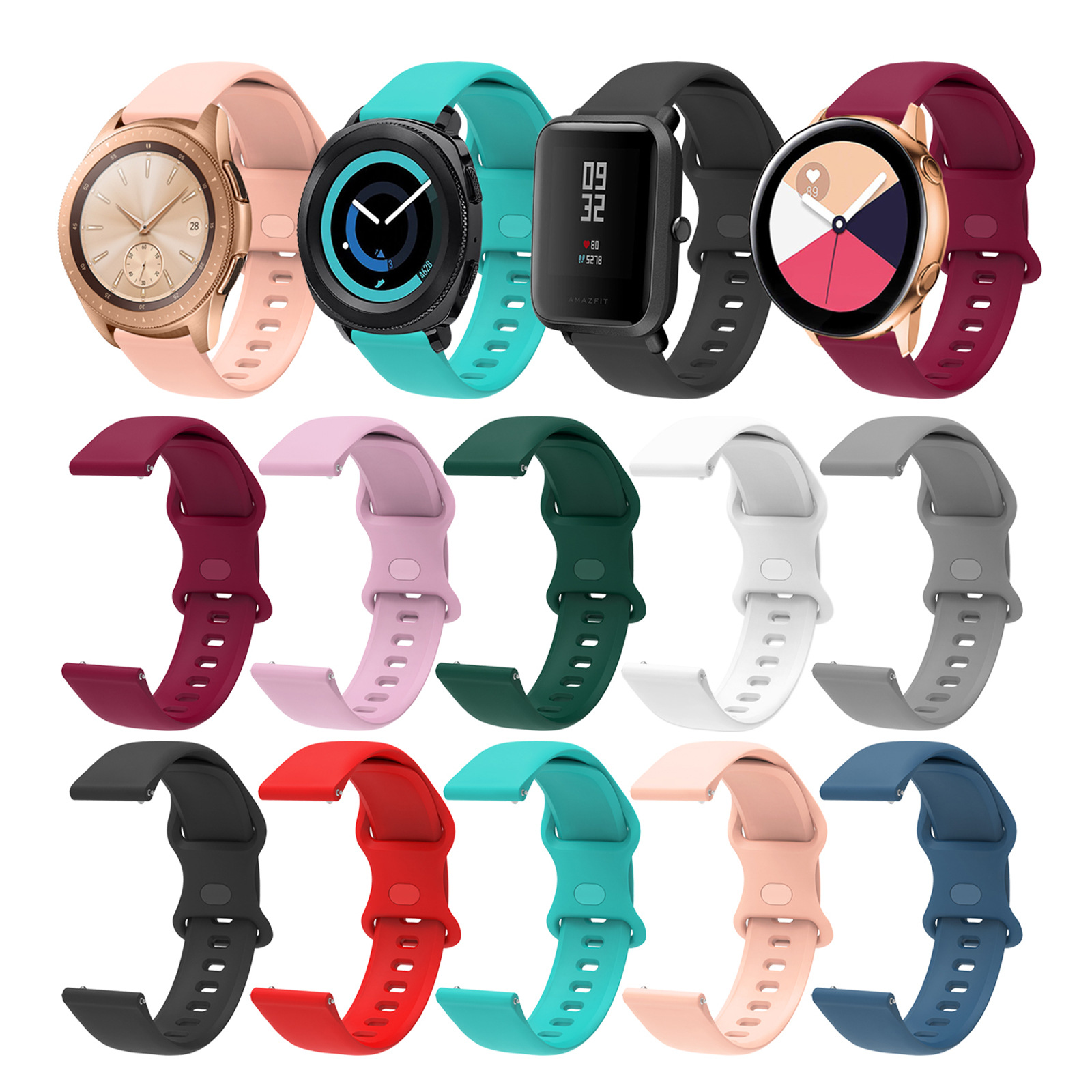 20mm 22mm Silicone wristband F - огляд і ціна Titan Watches Smartwatch