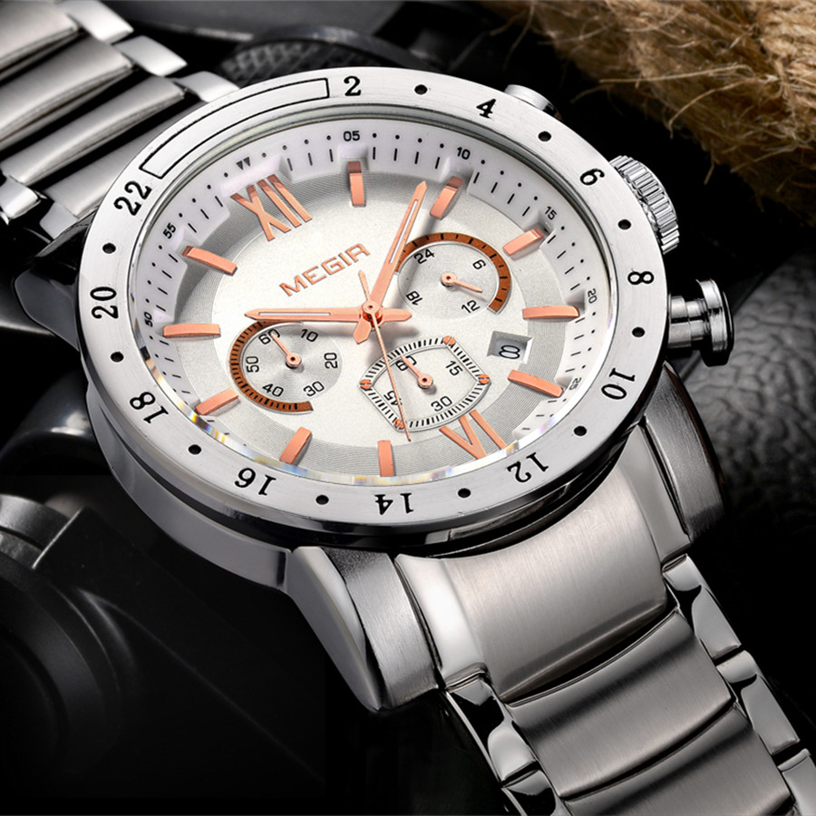 MEGIR Stainless Steel Casual W - огляд і ціна Smartwatch Watches Digital