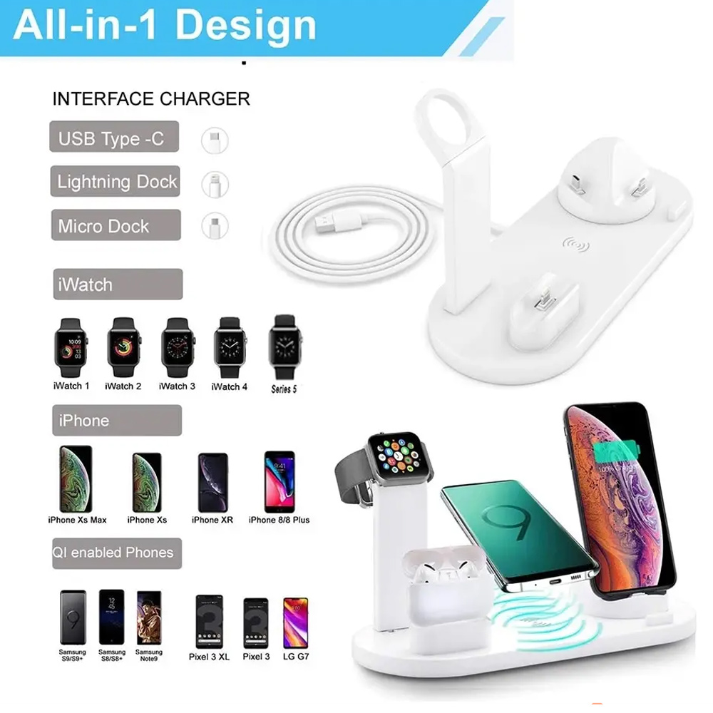 30W 7 in 1 Wireless Charger St - огляд і ціна Smartwatch Watches Compatible With Iphone