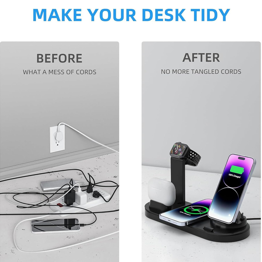 30W 7 in 1 Wireless Charger St - огляд і ціна Smartwatch Watches Compatible With Iphone