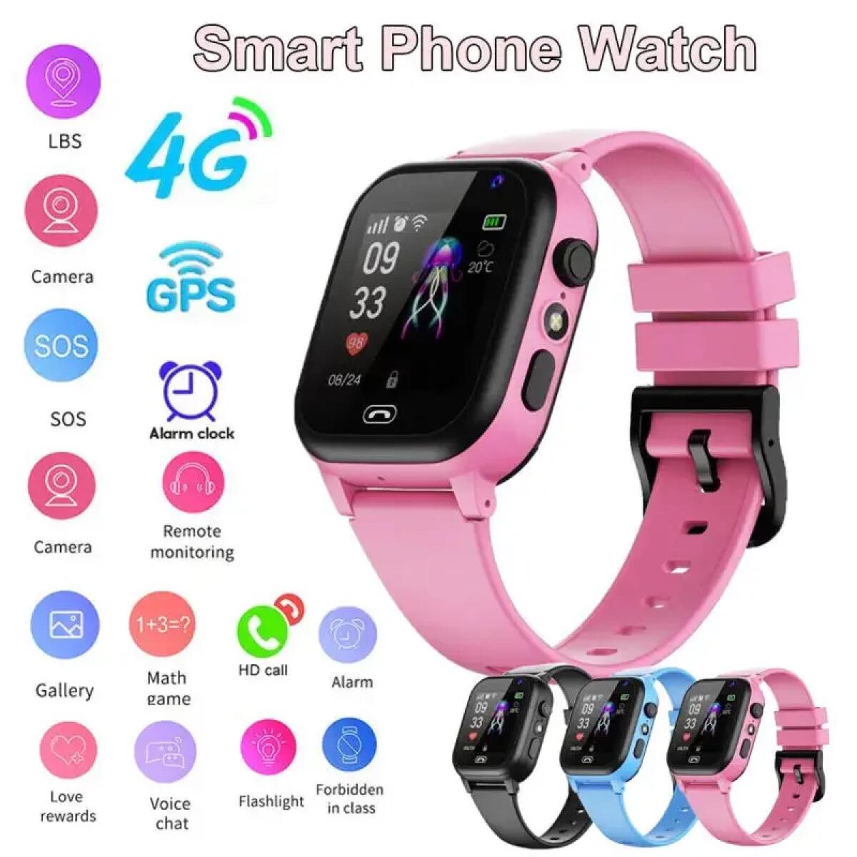 Kids Smart Watch 4G Multifunct - огляд і ціна Watch Display Pillow