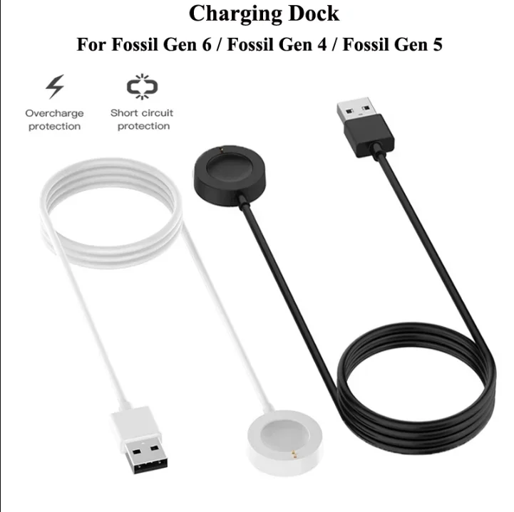 USB Magnetic Fast Charger Dock - огляд і ціна Fossil Watches Smartwatch Charger