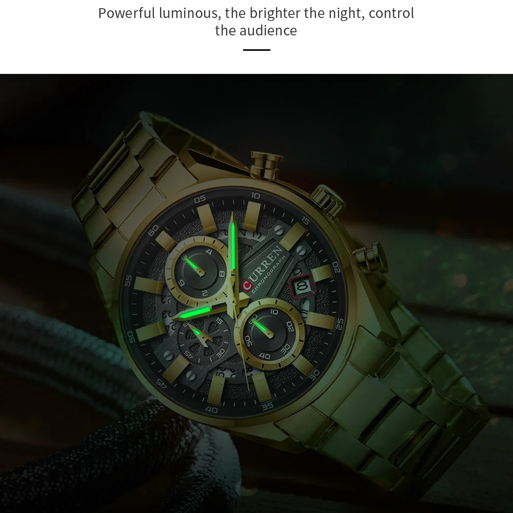 CURREN 8495 Men Watch Waterpro - огляд і ціна Watches Not Smartwatch