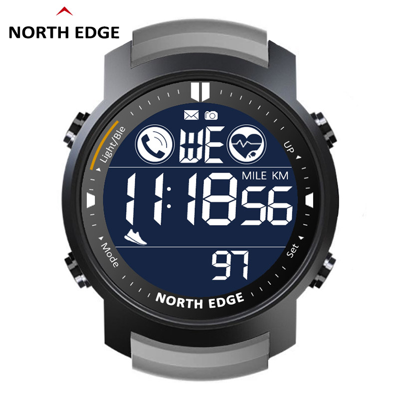 NORTH EDGE Smart Watch Men Hea - огляд і ціна Smartwatch Running Watches For Men