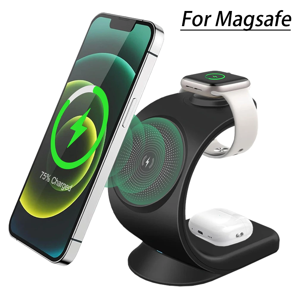 Magnetic Wireless Charger 3 in - огляд і ціна Smartwatch Watches Compatible With Iphone