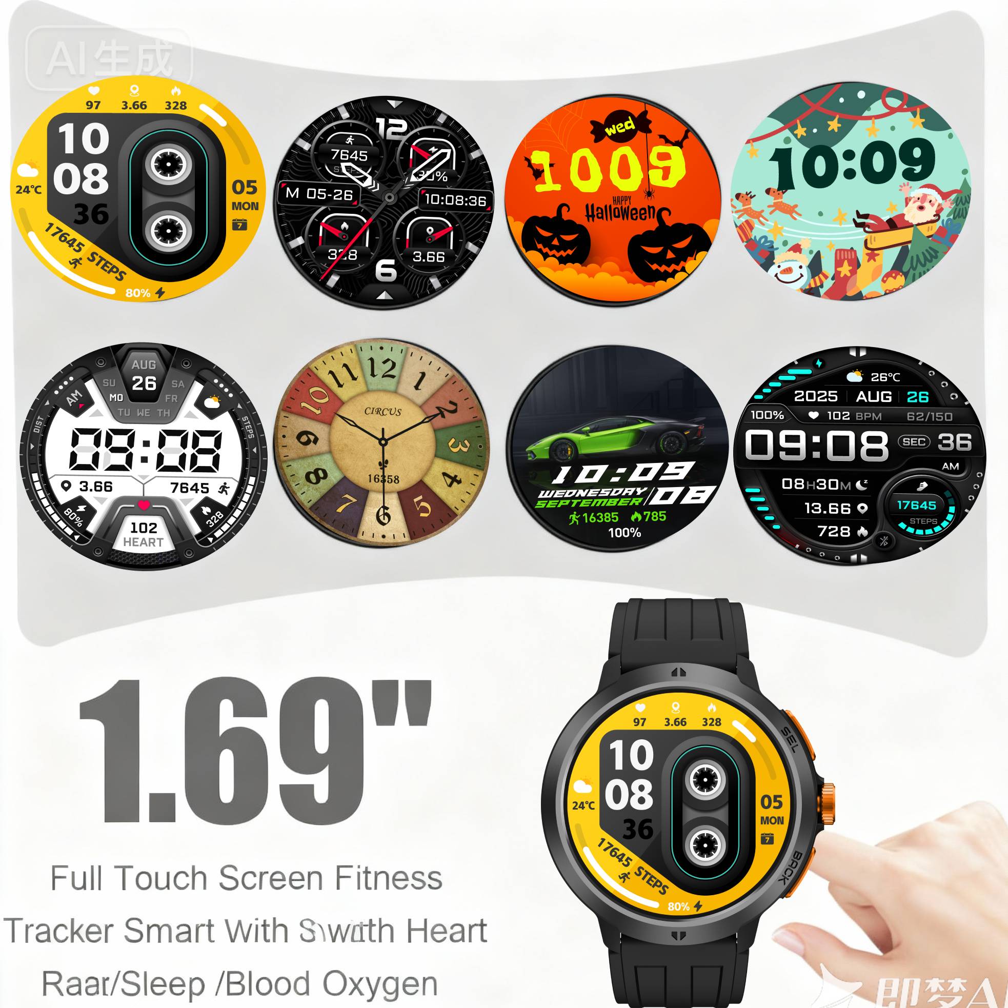 LEADOYS C33 Men's Sports Wrist - огляд і ціна Smartwatch Running Watches For Men