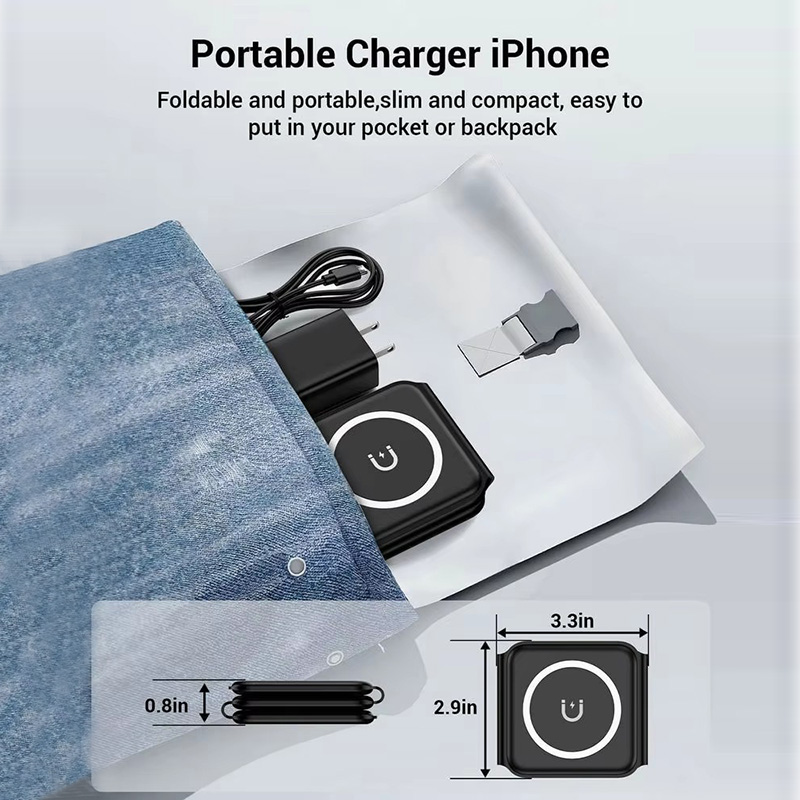 3-in-1 Magnetic Folding Wirele - огляд і ціна Smartwatch Watches Compatible With Iphone