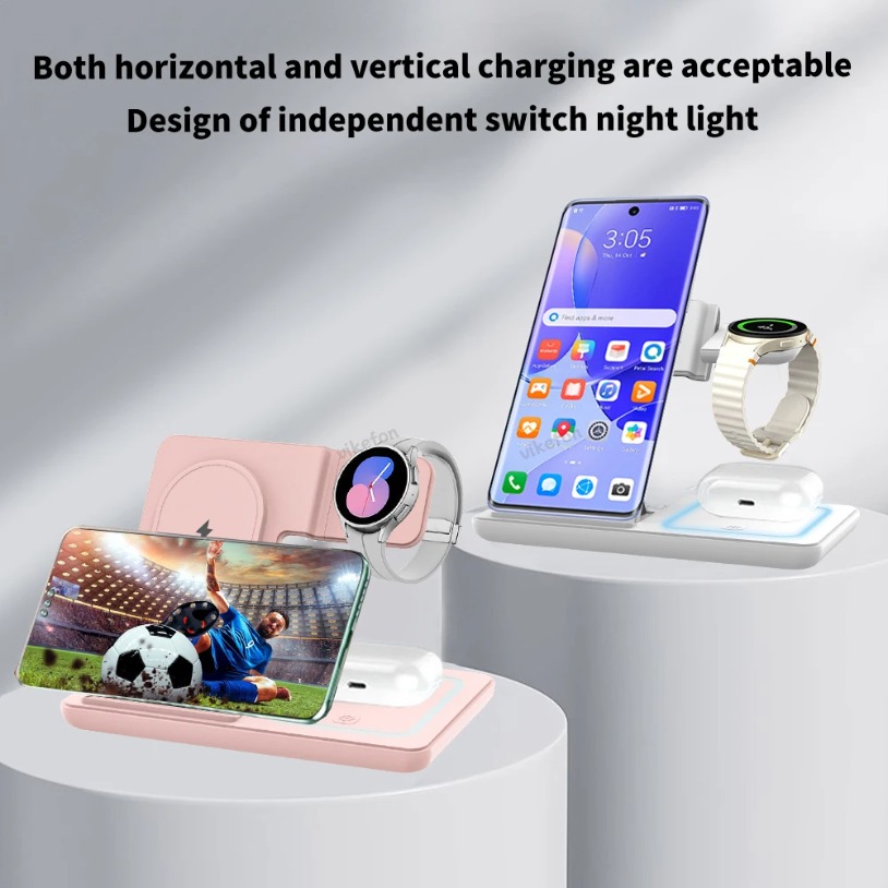 3 in 1 Foldable Wireless Charg - огляд і ціна Smartwatch Watches Compatible With Iphone