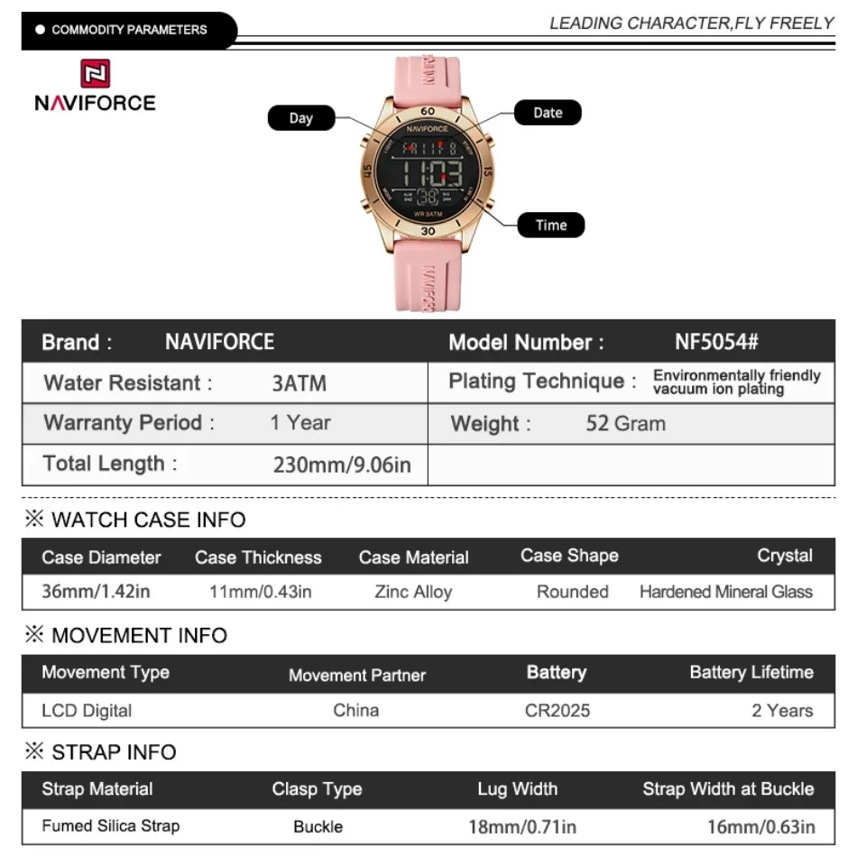 NAVIFORCE Watch For Women Fash - огляд і ціна Watch Display Pillow