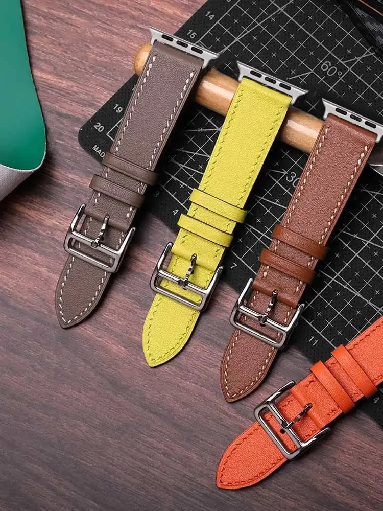 Leather Watch band for Apple W - огляд і ціна Smartwatch Apple Watches For Men
