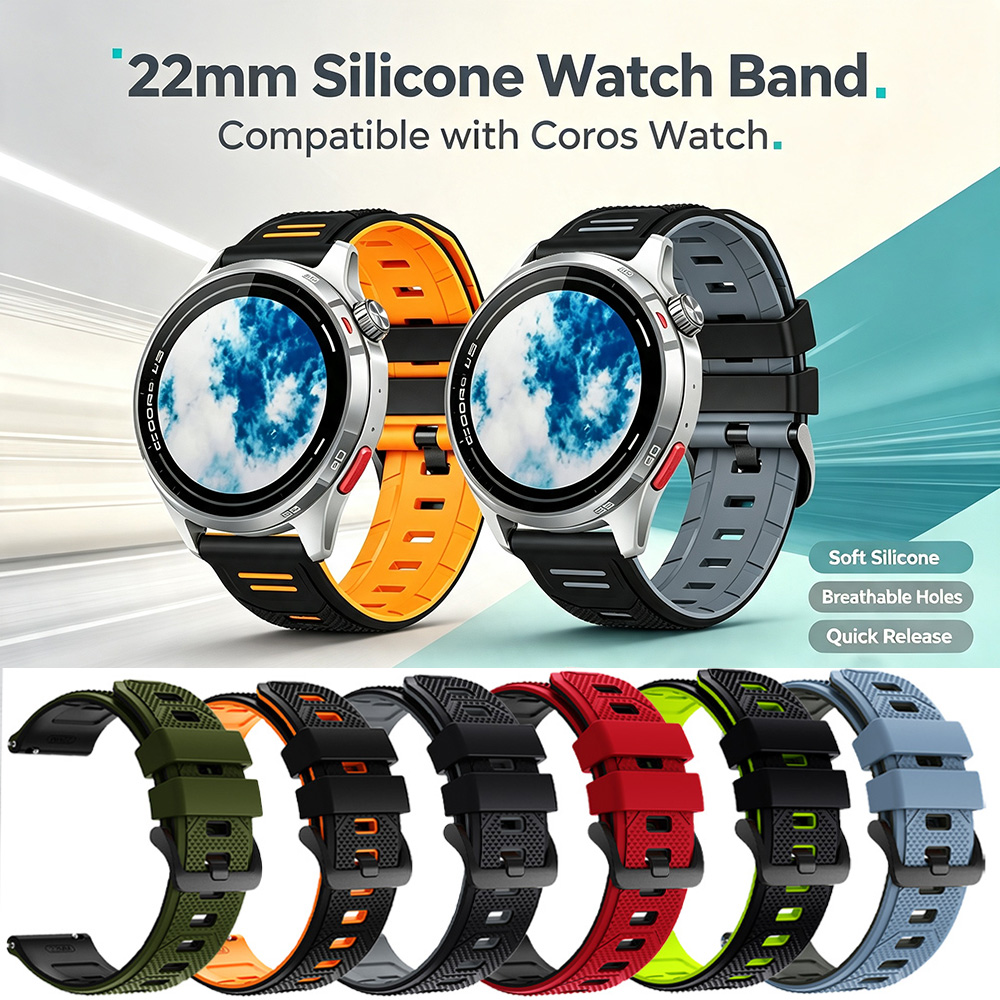 Quick Release 22mm Soft Silico - огляд і ціна Titan Watches Smartwatch