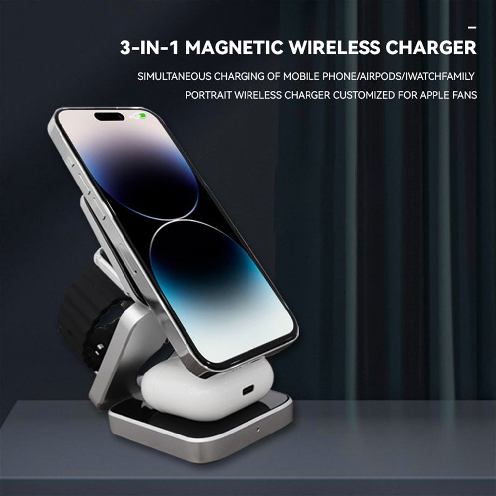 Foldable Magnetic Wireless Cha - огляд і ціна Smartwatch Watches Compatible With Iphone