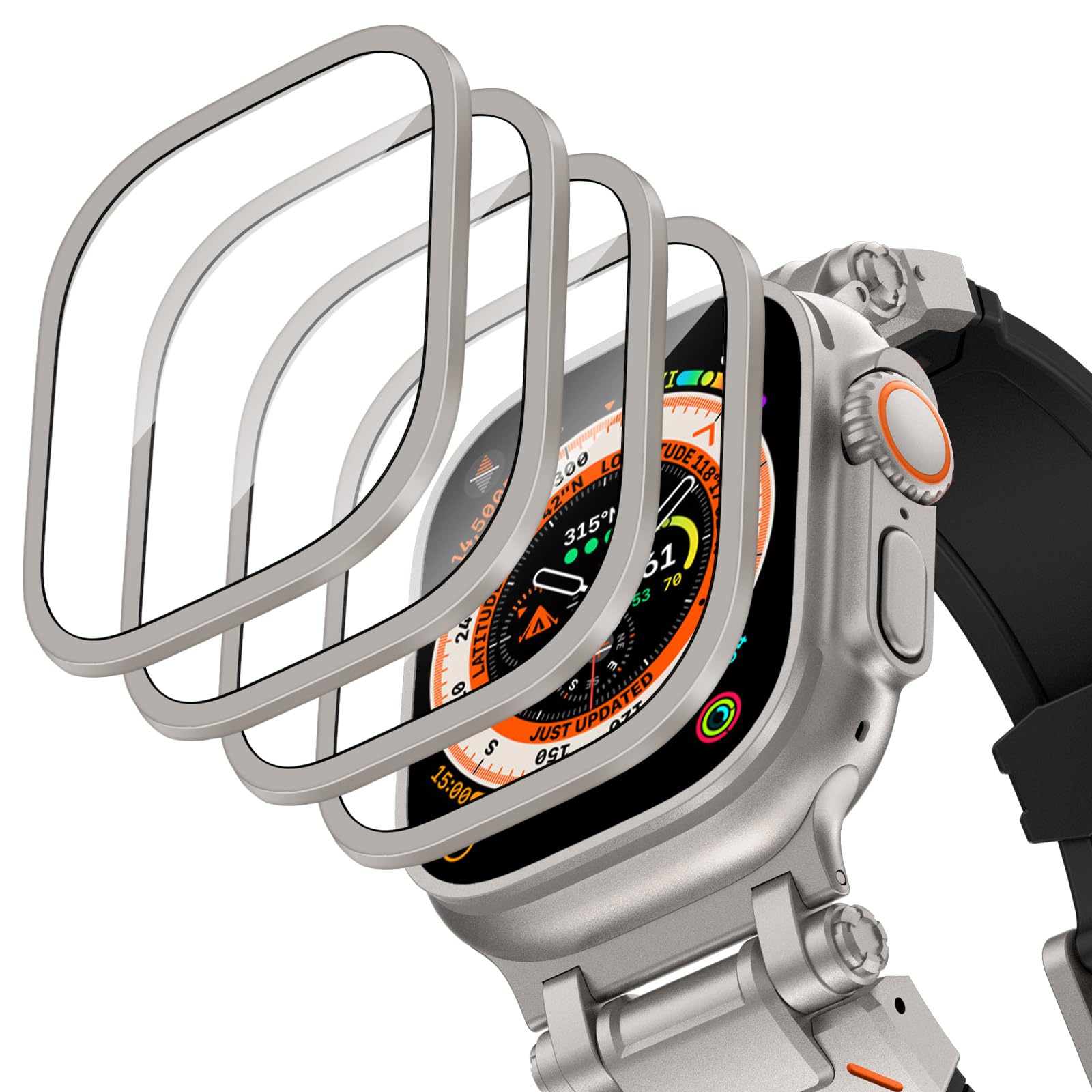 Aluminium Alloy Case+Tempered  - огляд і ціна Smartwatch Watches For Women