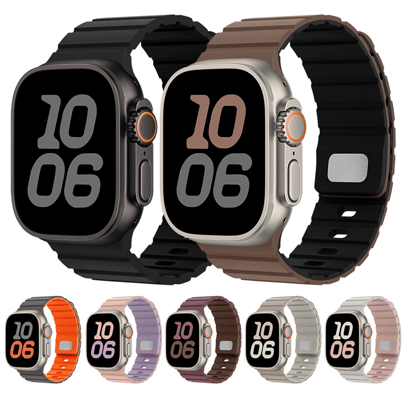 Magnetic Silicone Strap for Ap - огляд і ціна Smartwatch Apple Watches For Men