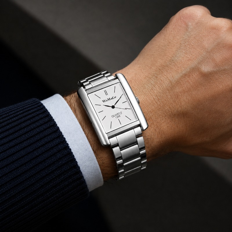 Luxury Stainless Steel Men Wat - огляд і ціна Watches Not Smartwatch