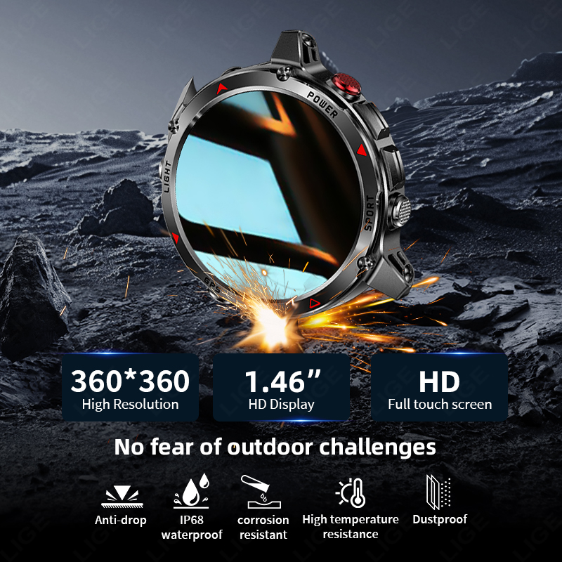 LIGE New Professional GPS Spor - огляд і ціна Smartwatch Running Watches For Men